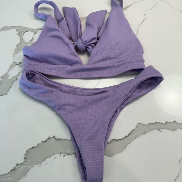 Purple Bikini swim suit size small - Picture 1 of 3